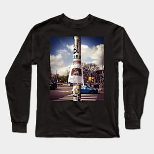 Stickers Downtown City Street Life Long Sleeve T-Shirt